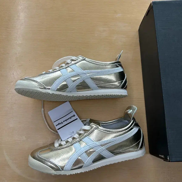 [BUNJANG] Onitsuka Tiger Mexico 66 Gold White 225 / (새상품) 225 오니츠카 타이거 멕시코 66 골드 화이트