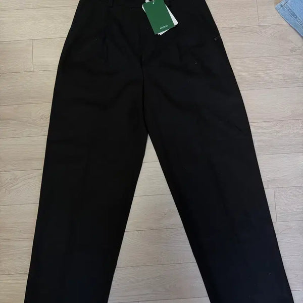 [BUNJANG] Sienne Black Wide Slacks - New / (미사용)Sienne 블랙 와이드 슬랙스 새상품