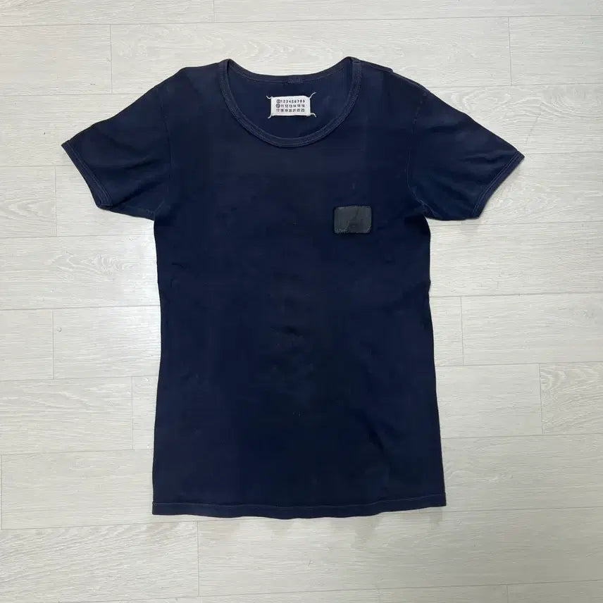[BUNJANG] Maison Margiela 2000AW Artisanal Leather Patch T-Shirt / 마틴 마르지엘라 2000AW 아티저널 레더 패치 티셔츠