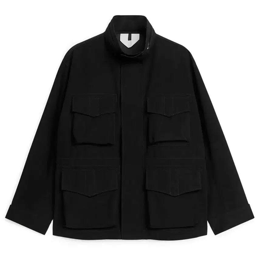 [BUNJANG] Arket Black Field Utility Jacket / 아르켓 블랙 필드 유틸리티 자켓