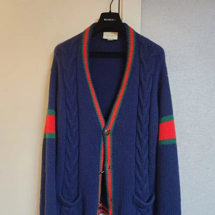[BUNJANG] Gucci Wool Cable Cardigan / 구찌울케이블가디건