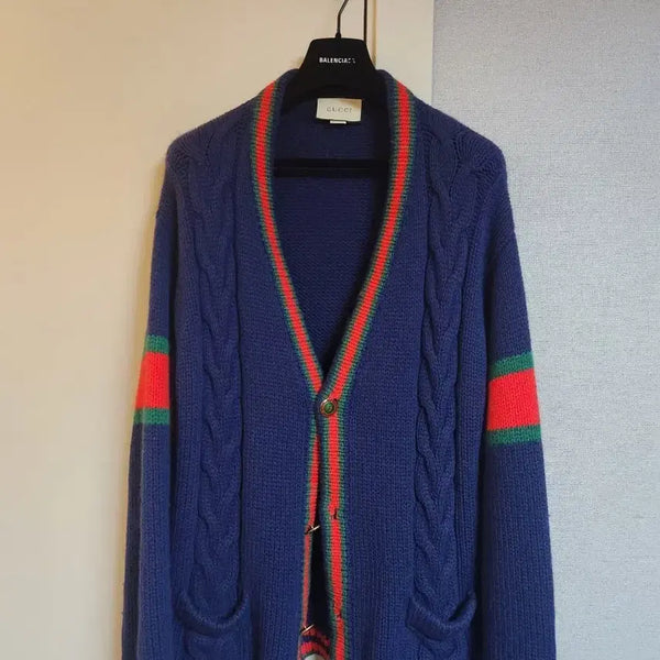 [BUNJANG] Gucci Wool Cable Cardigan / 구찌울케이블가디건