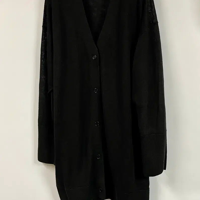 [BUNJANG] COS Linen Long Cardigan Black / COS 린넨 블랙 롱 가디건 코스