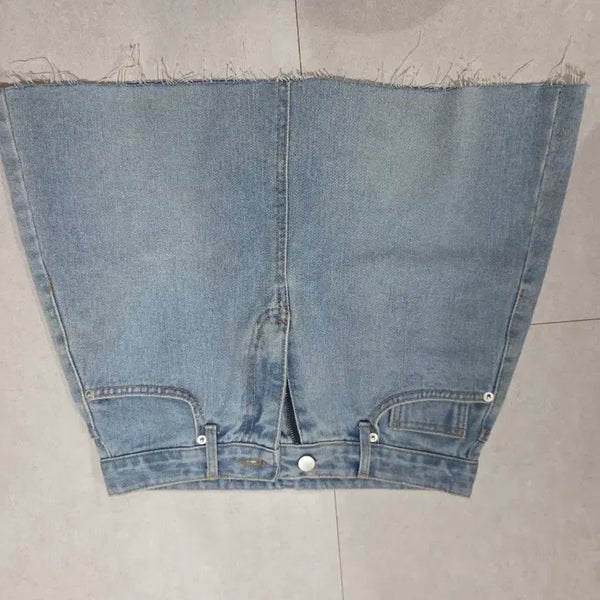 [BUNJANG] Light Wash Denim Mini Skirt - Size M / 새상품))연청 데님 미니스커트m