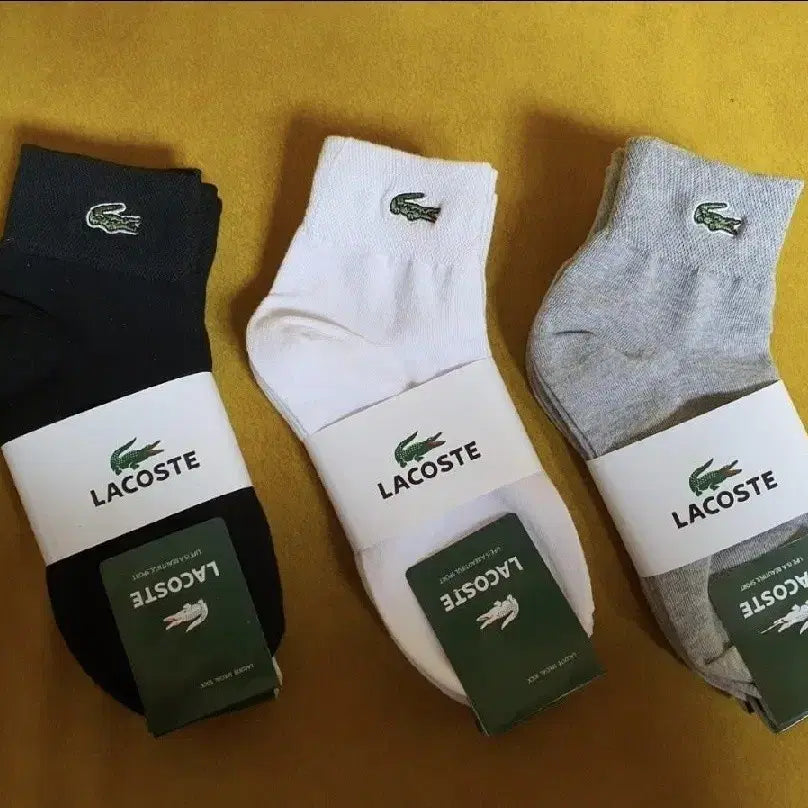 [BUNJANG] Lacoste Unisex Socks (12 Pairs) / [무료배송]단목양말12결레 25000원