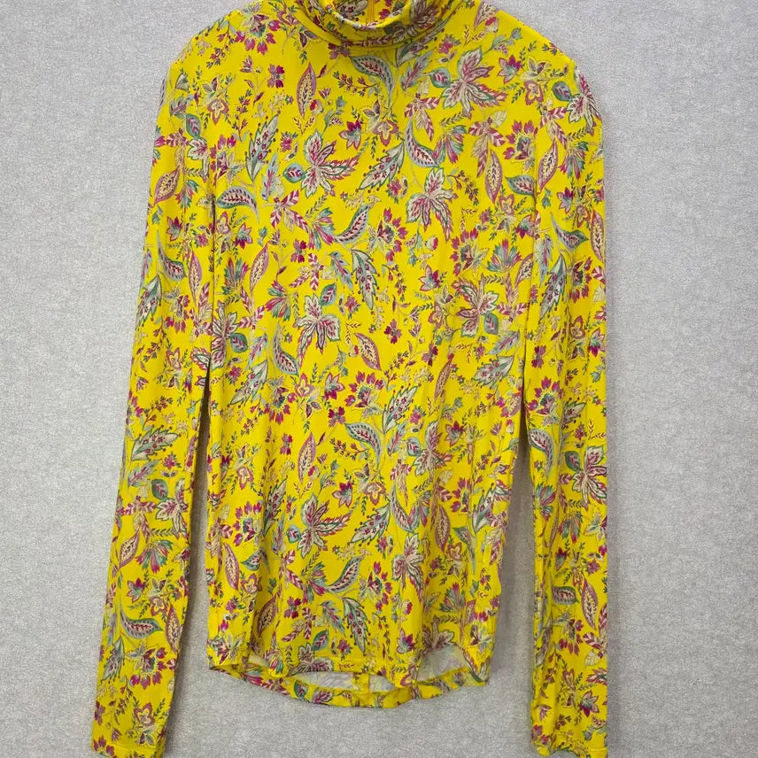 [BUNJANG] Isabel Marant Étoile Flower Turtle Neck Long Sleeve T-Shirt / 이자벨마랑 에뚜왈 플라워 터틀넥 롱슬리브 ISABEL MARANT ETO