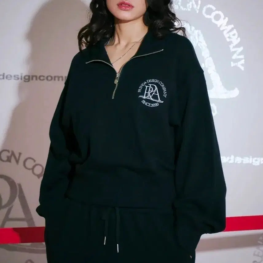 [BUNJANG] Frenda Half-Zip Sweatshirt - Size S / 프렌다 반집업 맨투맨 s 사이즈
