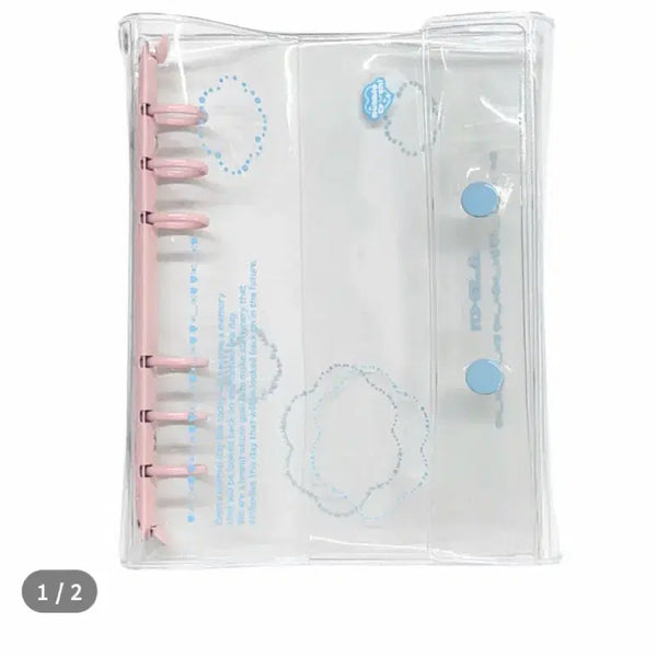 [BUNJANG] A6 Bubble Crush Cloud Pink Binder A Grade / A6 어버블크러쉬 구름 핑크 바인더 A급