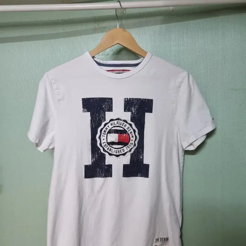 [BUNJANG] Tommy Hilfiger Short Sleeve T-Shirt Size S / 타미힐피거 반팔티 85~90