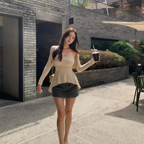 [BUNJANG] Nirene Tweed Skirt - Size M / 니어린 스커트 m