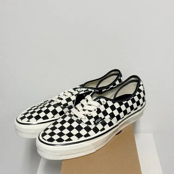 [BUNJANG] Vans Authentic 44 Checkerboard Black/White (280mm) / [280] 반스 어센틱 44 체커보드 검흰