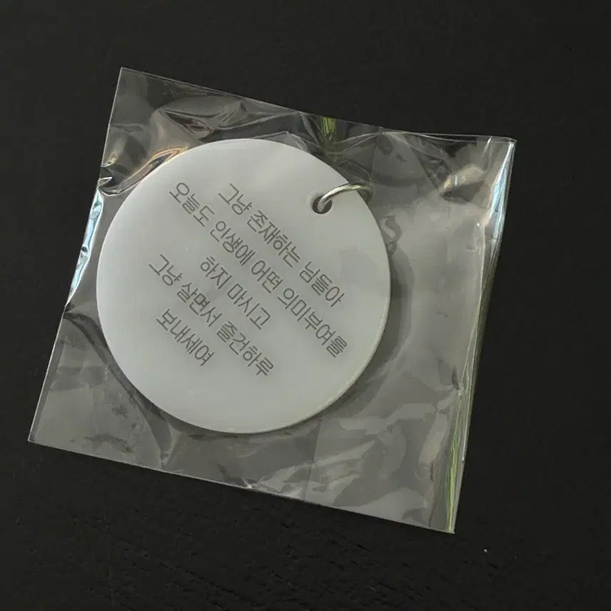 [BUNJANG] Haetal Company Just Existence Keyring / 해탈컴퍼니 그냥존재 키링