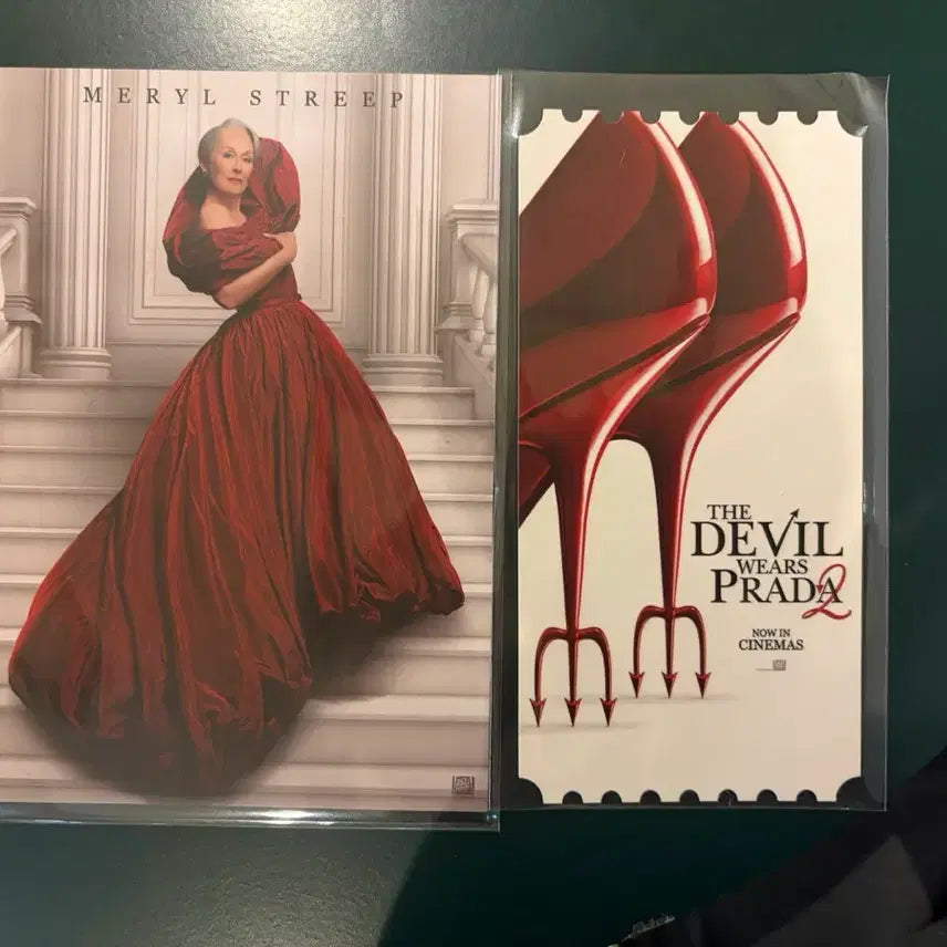 [BUNJANG] The Devil Wears Prada Megabox Deco Pack Postcard Set + Original Ticket Bundle Set / 악마는프라다2 메가박스 데코팩엽서세트+오리지널티켓 일괄