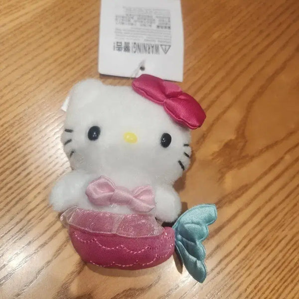 [BUNJANG] Hello Kitty Little Mermaid Plush Keychain / 헬로키티 인어공주 봉제인형 키링