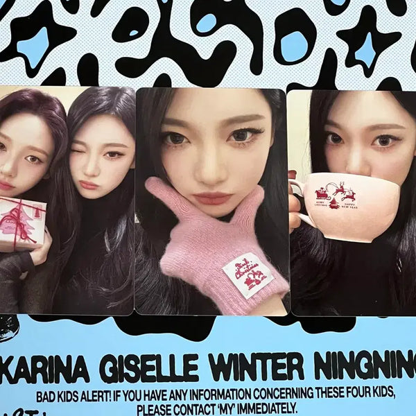 [BUNJANG] Aespa Ningning Karina Winter Giselle Photocard Bundle (3 pcs) / 에스파 닝닝 카리나 포토카드 포카 3장일괄 양도해요 하자없음 윈터 지젤