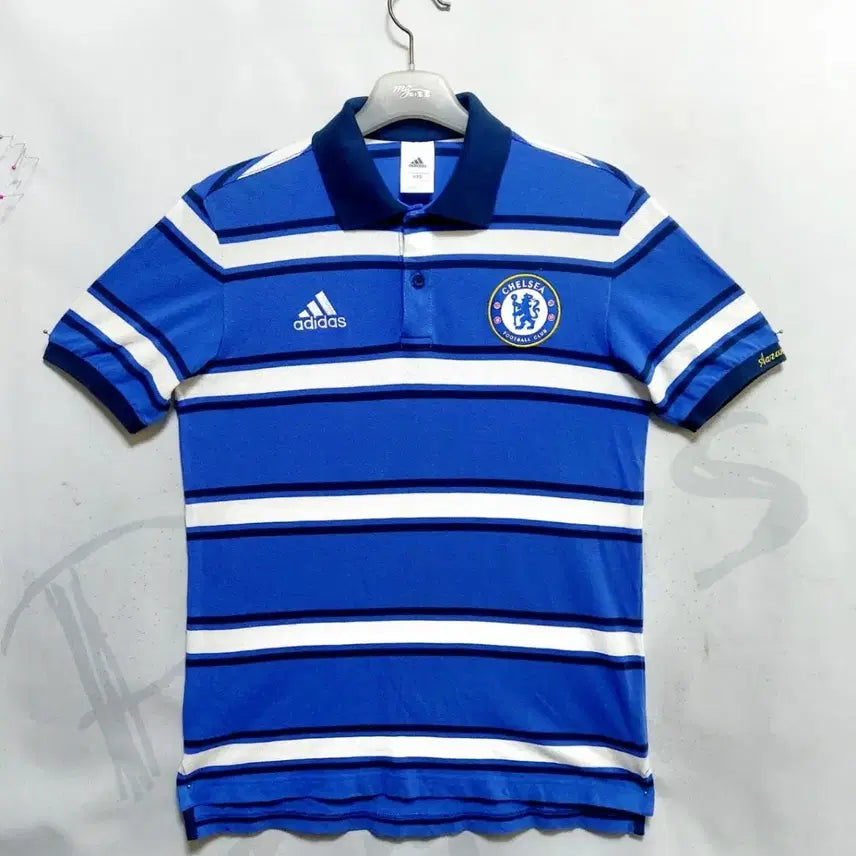 [BUNJANG] Adidas Chelsea Men's Short Sleeve Polo T-Shirt (Size 95) / 아디다스 첼시 남성반팔티95/카라 폴로티