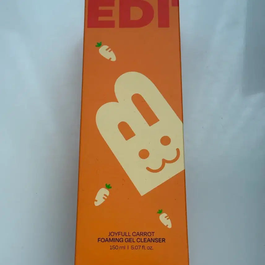 [BUNJANG] Edit Vie Joyful Carrot Foaming Gel Cleanser / 에딧비 조이풀 당근 포밍 젤 클렌저