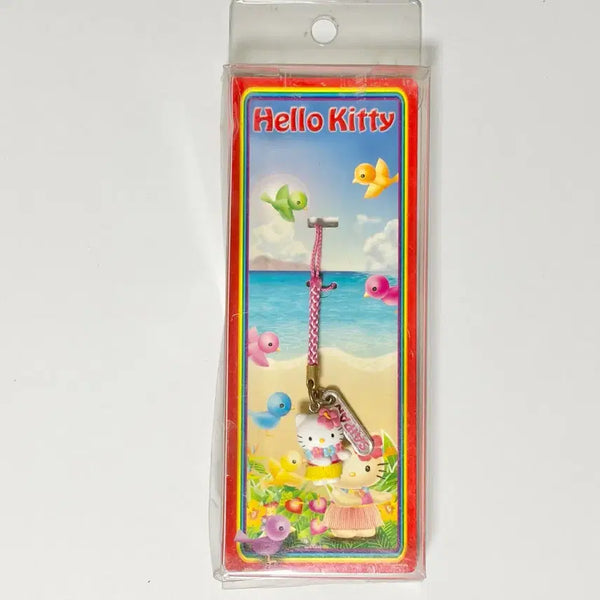 [BUNJANG] Vintage Hawaii Kitty Keyring Strap / 하와이 키티 키링 스트랩 고전