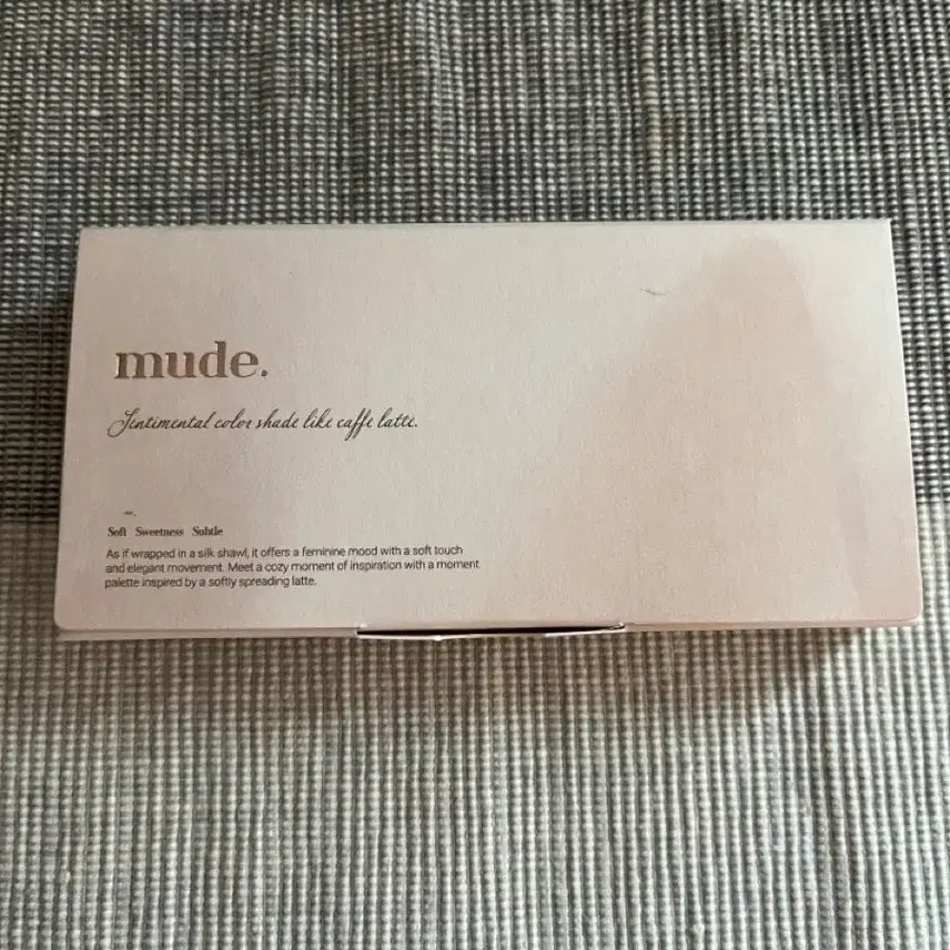 [BUNJANG] Mude Showl Moment Eyeshadow Palette No. 05 Toffee Nut Latte / 뮤드 숄 모먼트 아이섀도우팔레트 05호 토피넛라떼 새제품