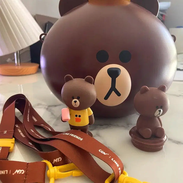 [BUNJANG] Line Friends Brown 3-Piece Set / 라인프렌즈 브라운 3set