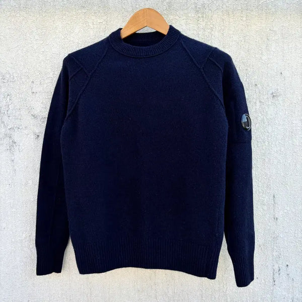 [BUNJANG] CP Company Lens Patch Wool Knit Sweater / M)CP컴퍼니 렌즈패치 울 니트 스웨터