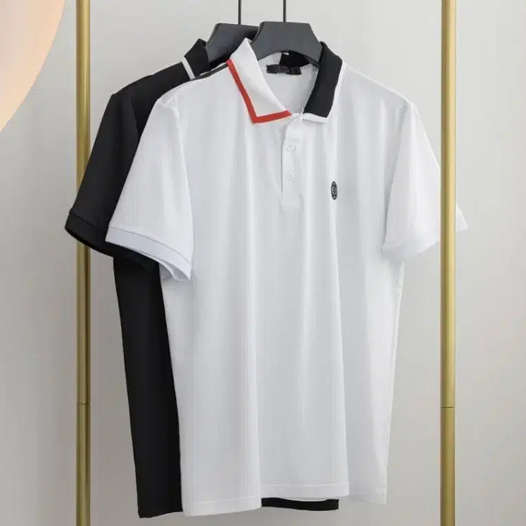 [BUNJANG] G/FORE Men's Unbalanced Collar PK Shirt / 지포어 남성 언밸런스 카라 pk 셔츠