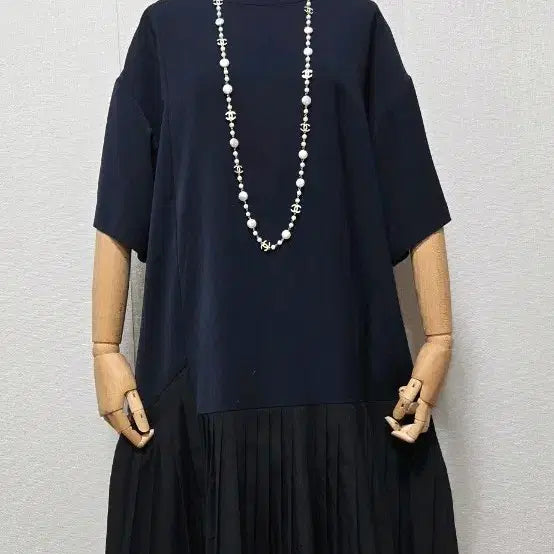 [BUNJANG] Studio Tombo 2-Tone Loose Fit Dress / 스튜디오 톰보이 원피스
