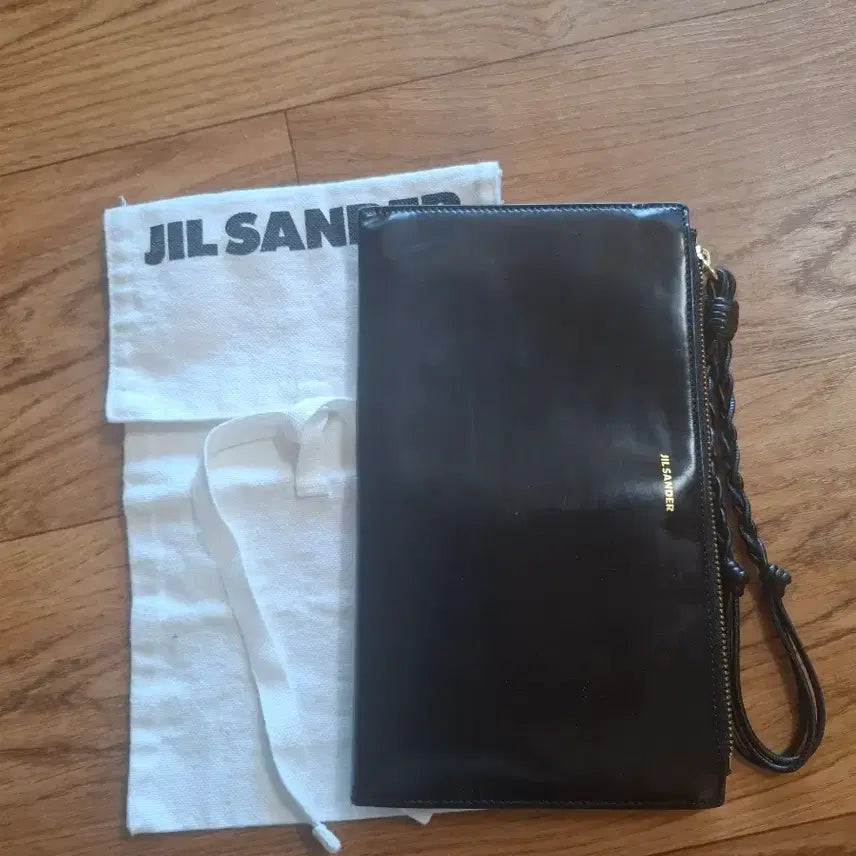 [BUNJANG] Jil Sander Black Tangle Clutch / 질샌더 블랙 탱글 클러치