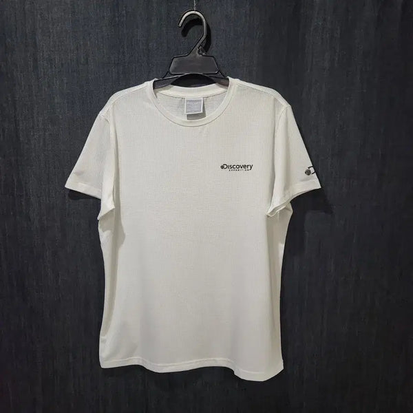 [BUNJANG] Discovery Expedition Women's Short-Sleeve T-Shirt White (New) / [여성 100] 디스커버리 기능성 화이트 냉감 반팔티셔츠 새상품