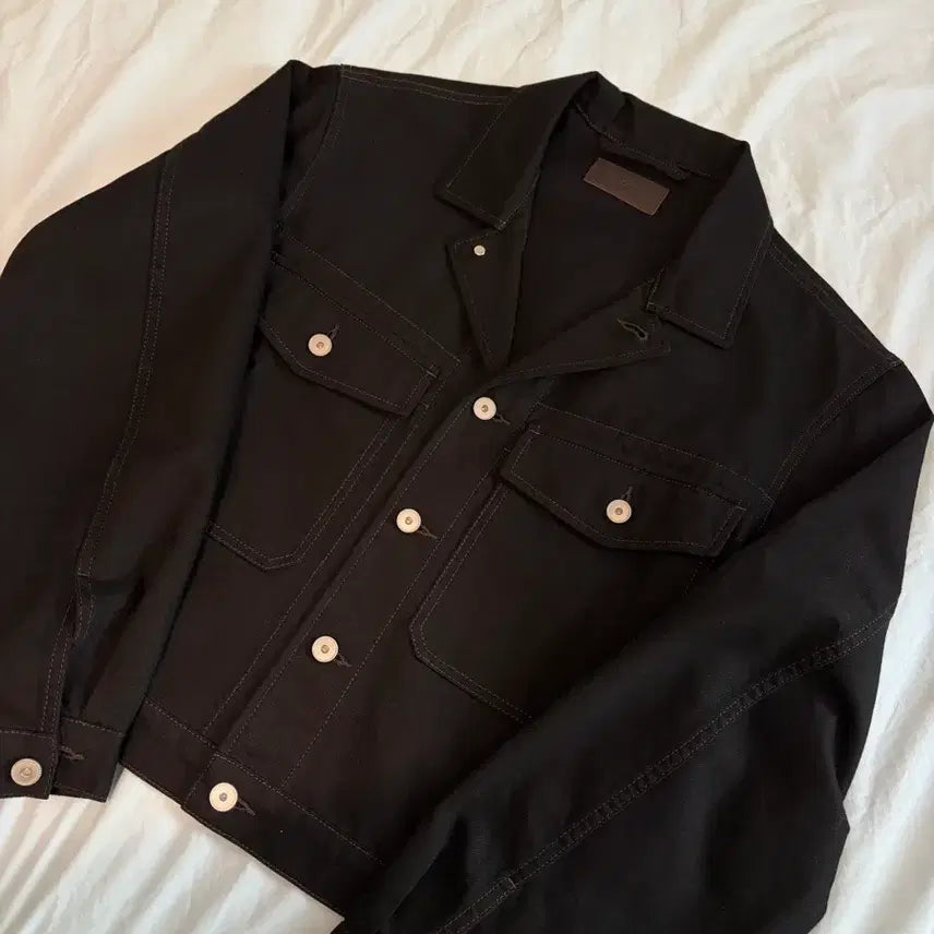 [BUNJANG] Lemaire 26SS Trucker Jacket Black / 르메르 26ss 트러커 자켓 블랙