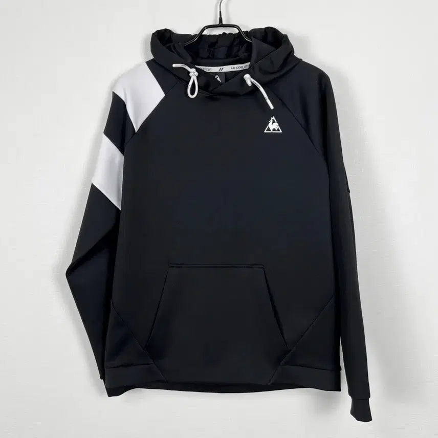 [BUNJANG] Le Coq Sportif Black Hoodie Long Sleeve T-Shirt Men's M Vintage / 르꼬끄 블랙 후드티 긴팔 티 티셔츠 남95 M 라덴 빈티지