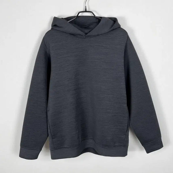 [BUNJANG] Uniqlo Neoprene Grey Hoodie Long Sleeve T-Shirt XL / 유니클로 네오프렌 그레이 후드티 긴팔 티 남XL 라덴 빈티지