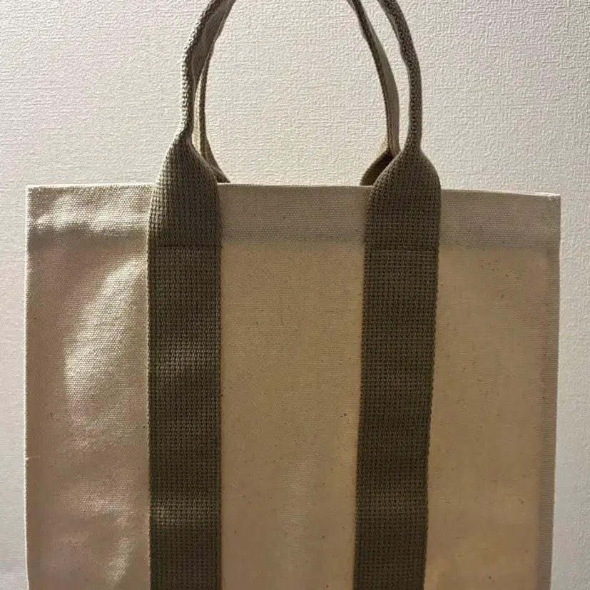[BUNJANG] Fruito Canvas Tote Bag Beige / 캔버스 후루토 에코백 토트백 베이지 (새제품)