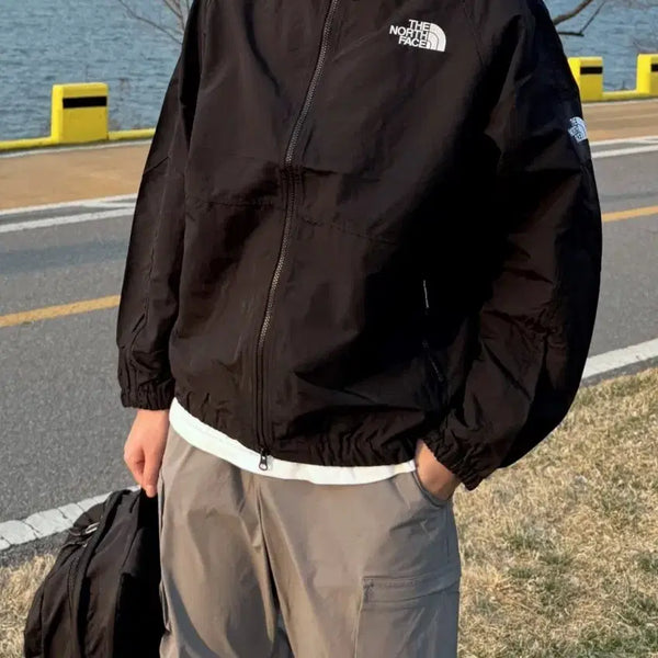[BUNJANG] The North Face 26SS Original Side Patch Windbreaker Jacket / 노스페이스 오리지널 사이드패치 바람막이 자켓
