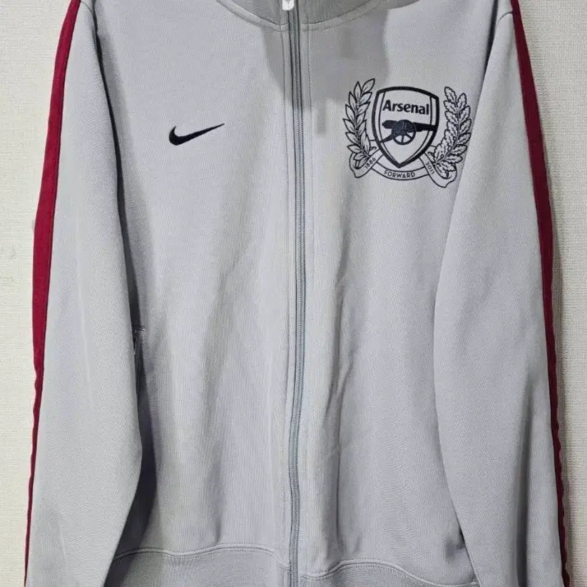 [BUNJANG] Nike Arsenal Grey Track Top Jersey Zip-Up L / 나이키 아스날 그레이 트랙탑 져지집업 100/L
