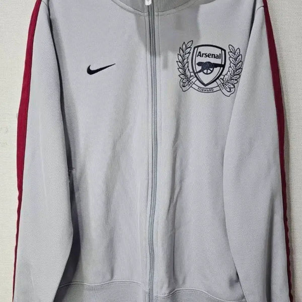 [BUNJANG] Nike Arsenal Grey Track Top Jersey Zip-Up L / 나이키 아스날 그레이 트랙탑 져지집업 100/L
