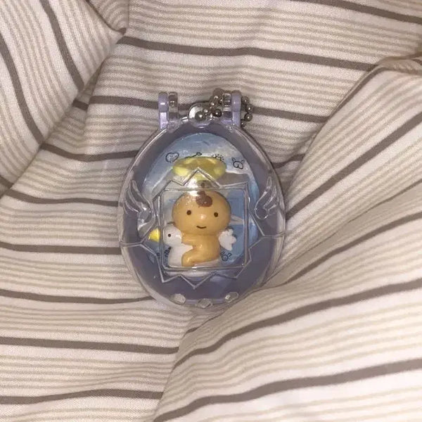 [BUNJANG] Tamagotchi Tenshi (Angel) Kuriten - 1996/1997 Vintage Japanese Edition / 초레어!일본 1996 1997 고전 다마고치 텐시치 엔젤 쿠리텐