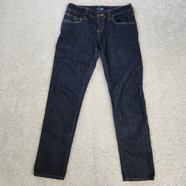 [BUNJANG] Emporio Armani Premium Dark Indigo Denim Pants (Size 28) / 아르마니 진 프리미엄 다크 인디고 데님 팬츠 28