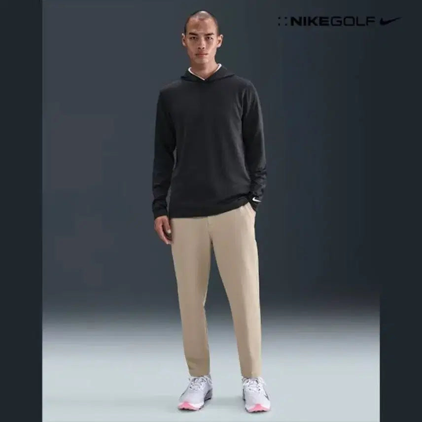 [BUNJANG] Nike Golf HM5648-250 Black Hooded Long Sleeve T-Shirt / 국내매장판] 나이키 골프 HM5648-250