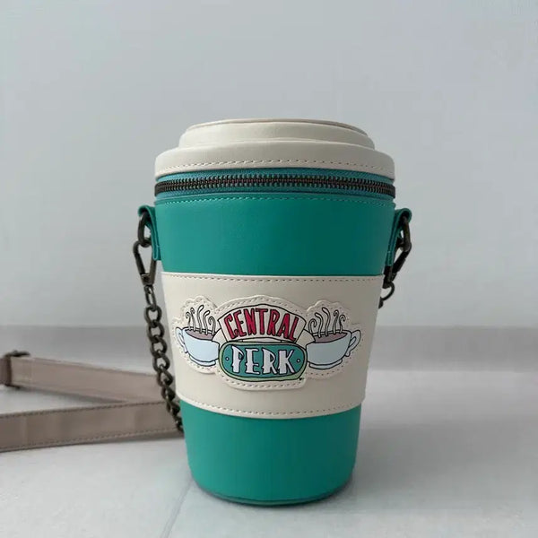 [BUNJANG] Loungefly Friends Central Perk Coffee Cup Crossbody Bag / 미드 프렌즈 센트럴퍼크 투고 커피컵 크로스바디백