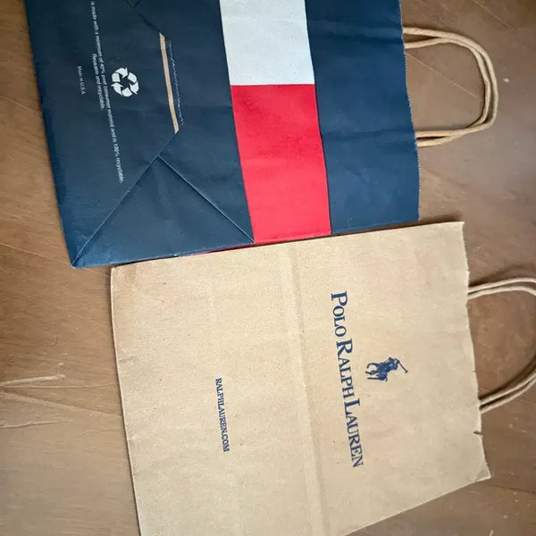 [BUNJANG] Tommy Hilfiger Polo Shopping Bag / 타미힐피거 쇼핑백 폴로 쇼핑백