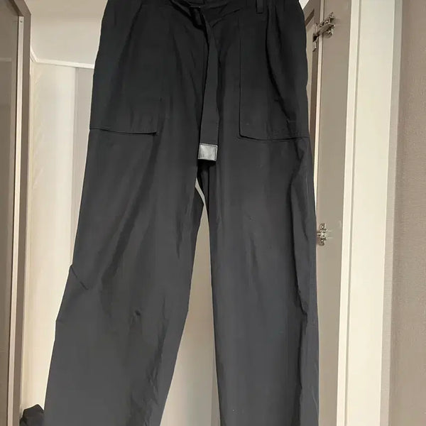 [BUNJANG] JUUN.J Nylon Belted Pants / 준지 벨트로 나일론 팬츠