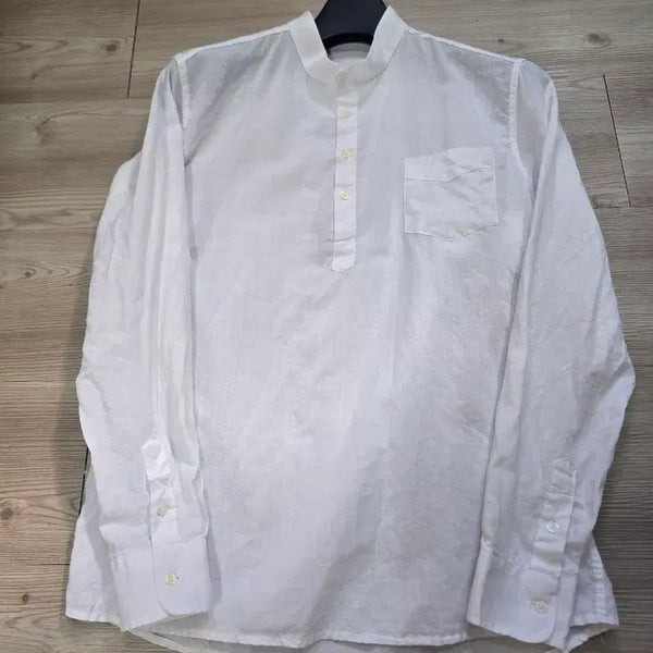 [BUNJANG] Linen Long Sleeve Shirt / 린넨 긴팔티