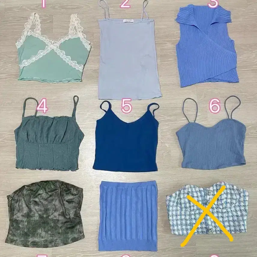 [BUNJANG] Sleeveless Halter Neck Cami BJ Outfit Broadcasting Attire / 민소매 홀터넥 나시 bj의상 방송복