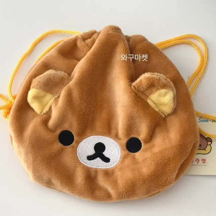 [BUNJANG] Rilakkuma Steamed Bun Pouch / 리락쿠마 만두 조리개 파우치 일본정품 코리락쿠마 파우치