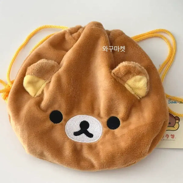 [BUNJANG] Rilakkuma Steamed Bun Pouch / 리락쿠마 만두 조리개 파우치 일본정품 코리락쿠마 파우치