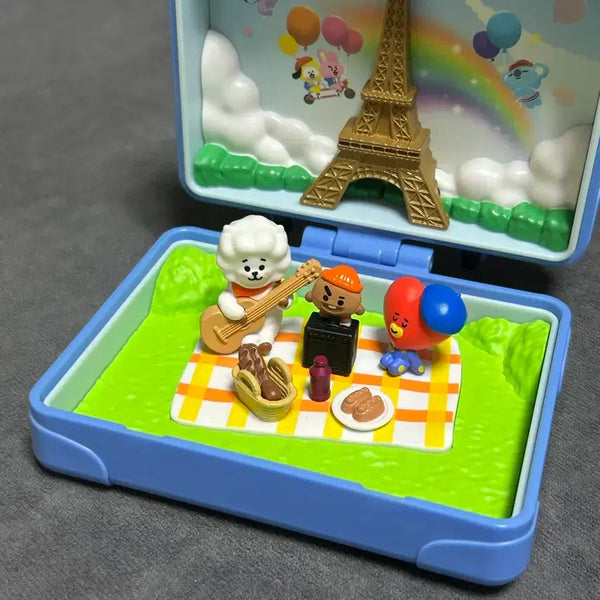 [BUNJANG] BT21 Paris Travel Mini Figure Set / bt21 트래블 피규어 미니 세트 파리 paris bts
