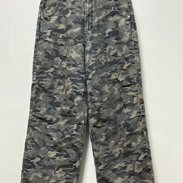 [BUNJANG] CRITIC Camo Wide Pants (M) / CRITIC 카모 와이드 팬츠 (M)