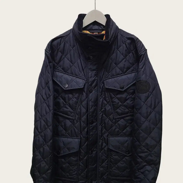 [BUNJANG] Burberry Black Diamond Quilting Ascott Field Jacket Size 54 / [54] 버버리 블랙 다이아몬드 퀄팅 Ascott 필드 자켓