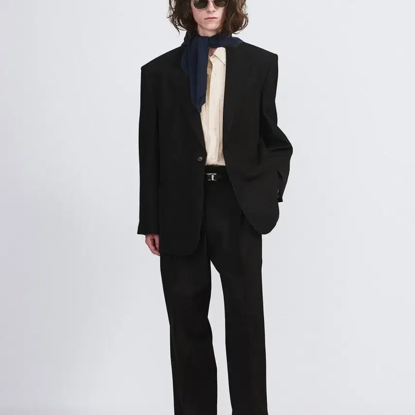 [BUNJANG] Recto 26SS Classic Single Suit Jacket Black L / 렉토 26ss 클래식 싱글 수트 자켓 블랙 L